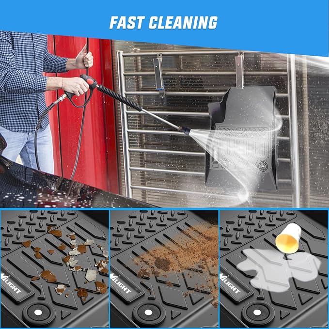 Nilight TPE Floor Mats for Chevy Cruze 2016 2017 2018 2019 2020 (Not for 2016 Limited and LT),All Weather Custom Fit Heavy Duty Floor Liners