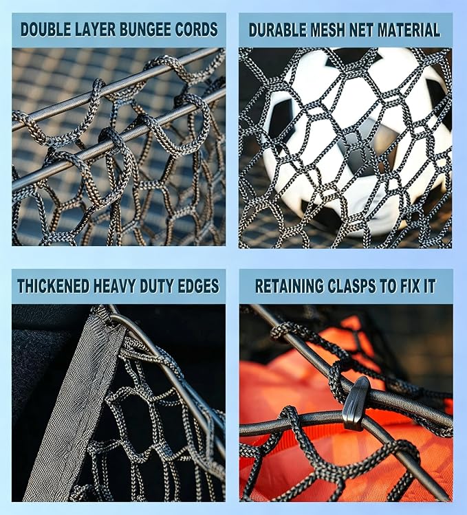 Envelope Style Upgraded Cargo Net Compatible with Hyundai Palisade Upgraded New 2026 2025 2024 2023 2022 2021 2020 Trunk Car Tailgate Netting