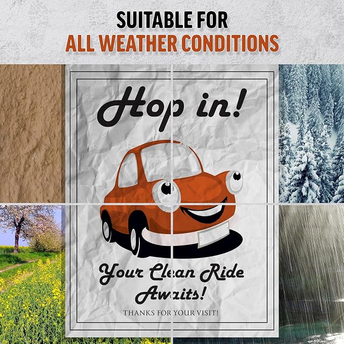 200 Paper Floor Mats for Cars - Disposable Mats - Car Floor Mat Protector - Paper Carpet Protector - Detailing Supplies